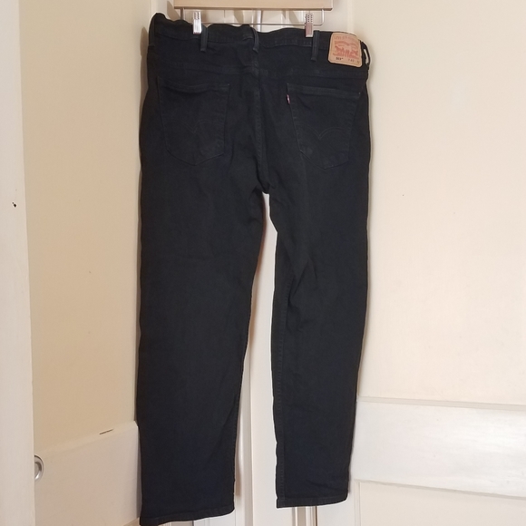 Levi Strauss Men's 569 Black Jeans - Picture 2 of 4